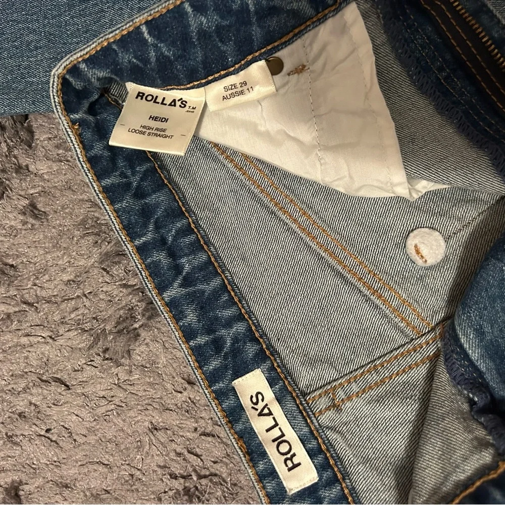 ROLLA'S Vintage Wash Straight Jeans - Picture 4 of 4